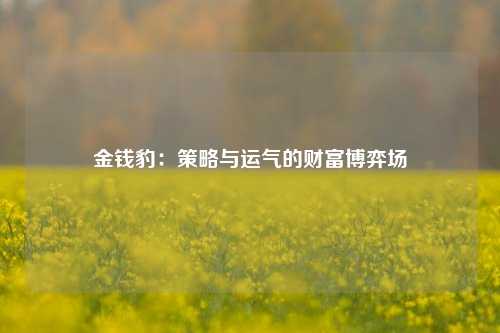 金钱豹：策略与运气的财富博弈场
